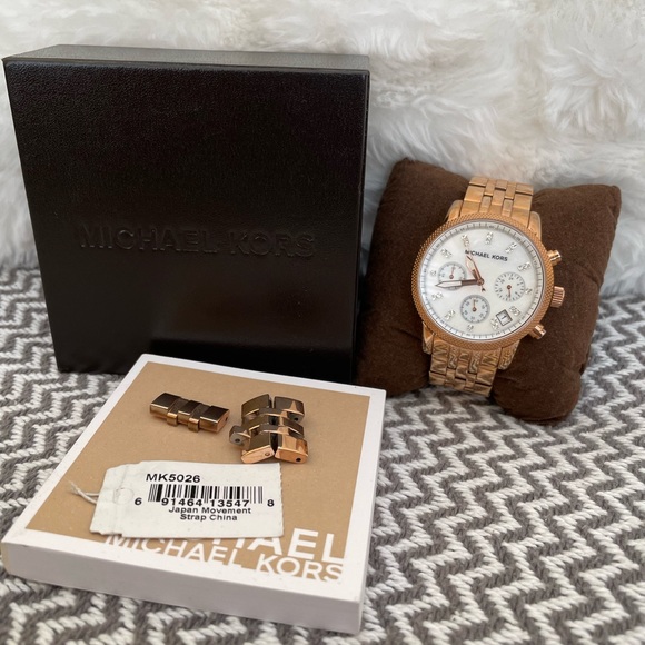 Michael Kors MK5026 Women’s Chronograph watch - Rose Gold - Picture 3 of 11